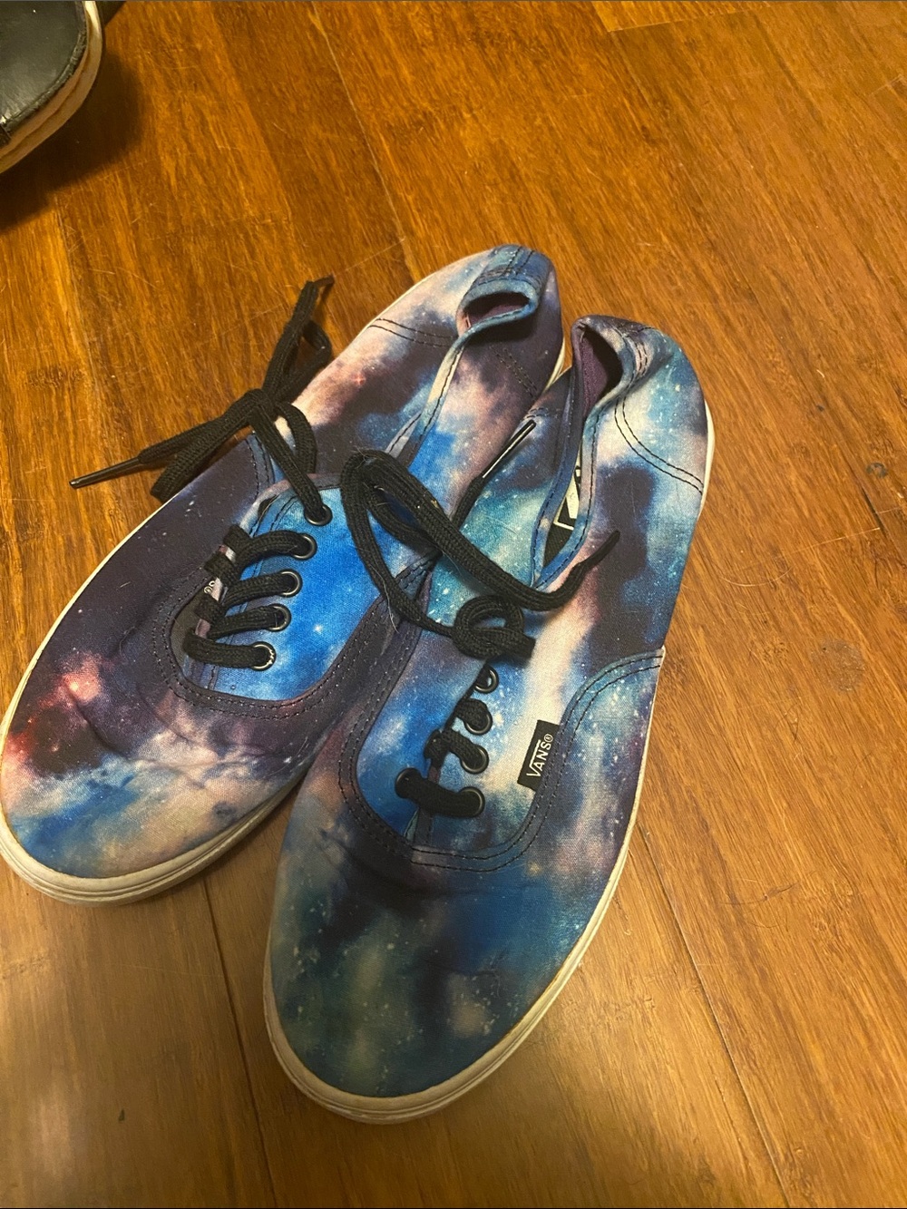 Vans Women’s Galaxy Print Canvas Sneakers - Blue & Purple